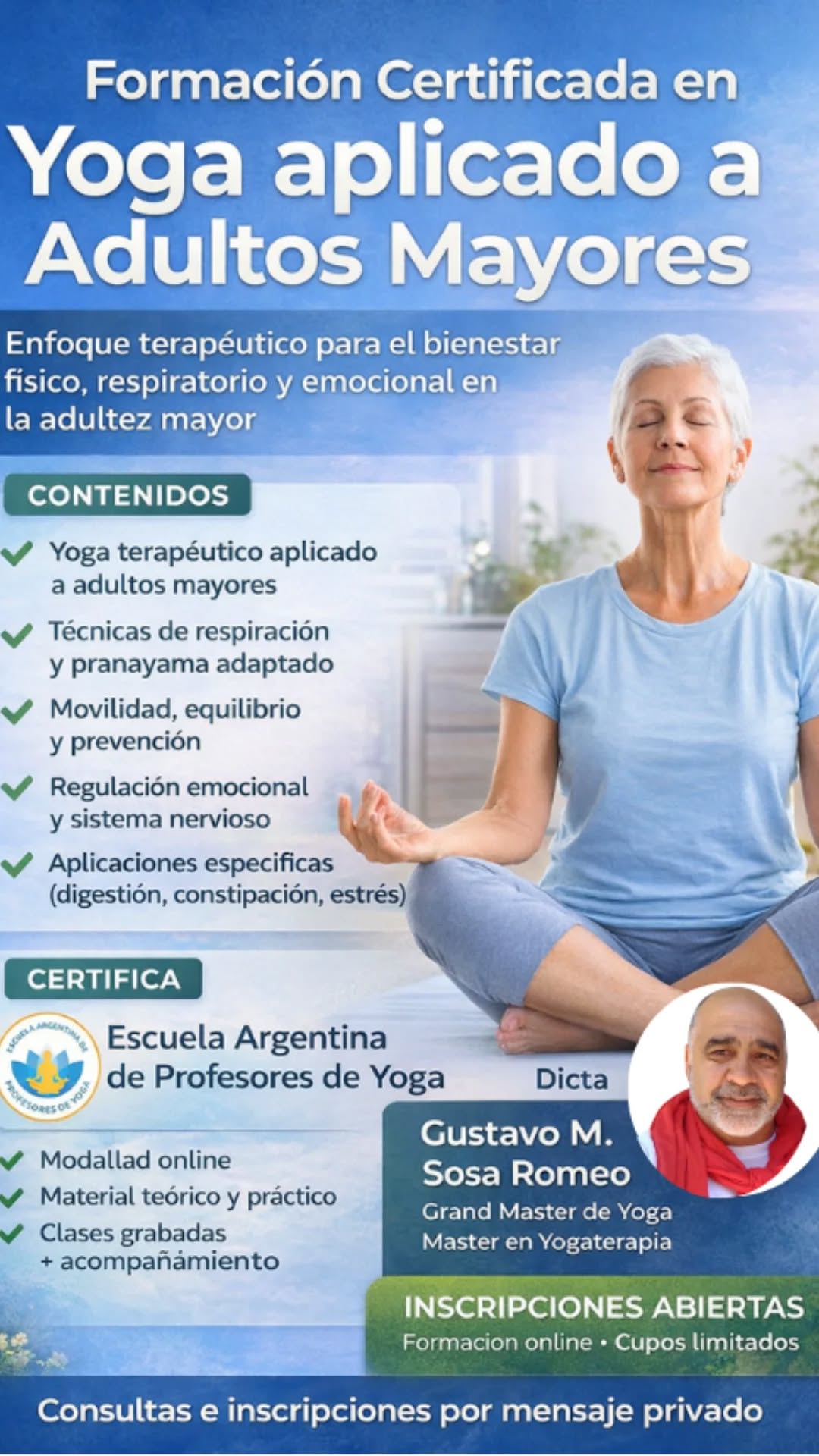 Yoga para Adultos Mayores